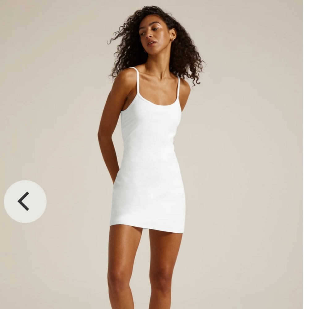 Beyond yoga white tennis dress with shorts built in
